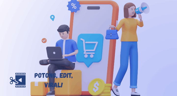 buat iklan produk jadi clip video modern