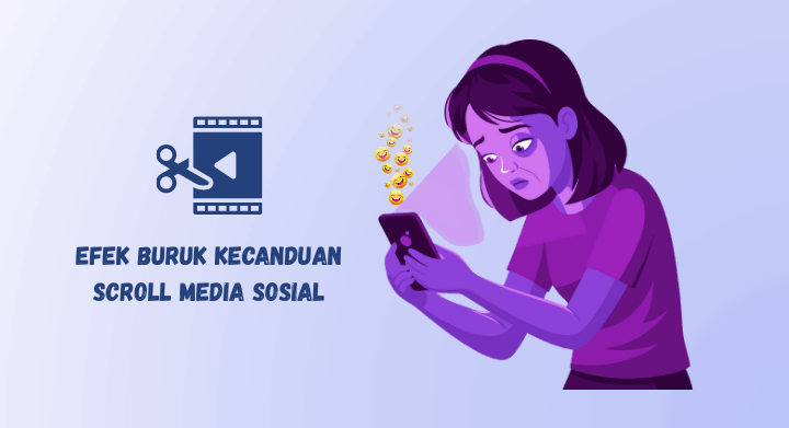 dampak negatif scroll medsos