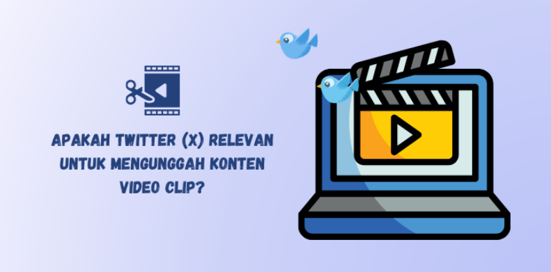 unggah video clip di x